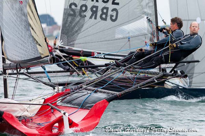 UK 18ft Skiff Grand Prix 2012 Round 3   © Dave Harding http://www.sailingscenes.co.uk